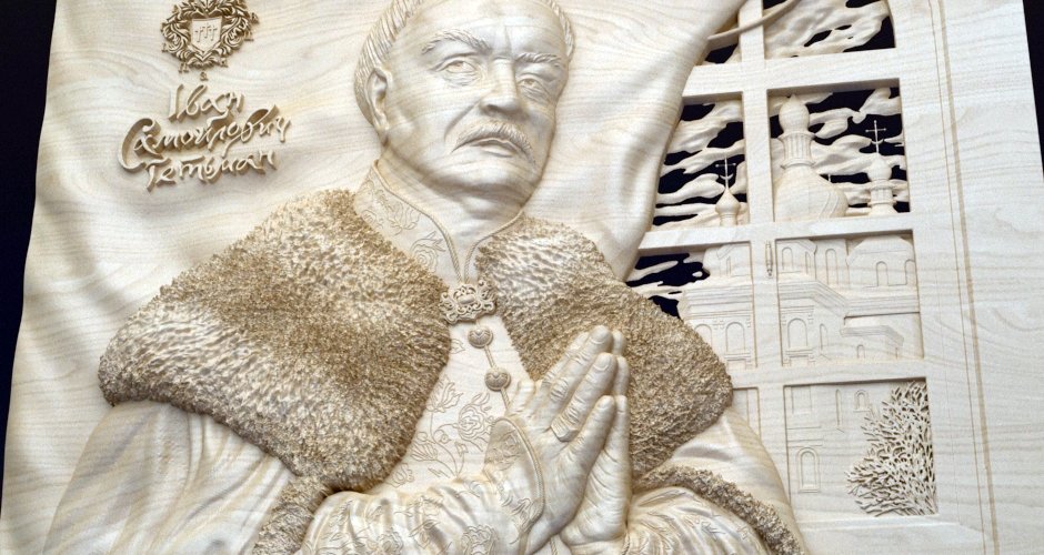 Bas-relief Hetman Ivan Samoylovych model
