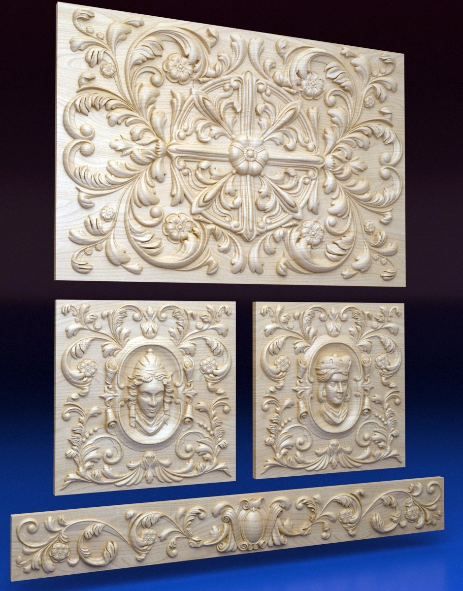 Decorative Bas-Relief Panel