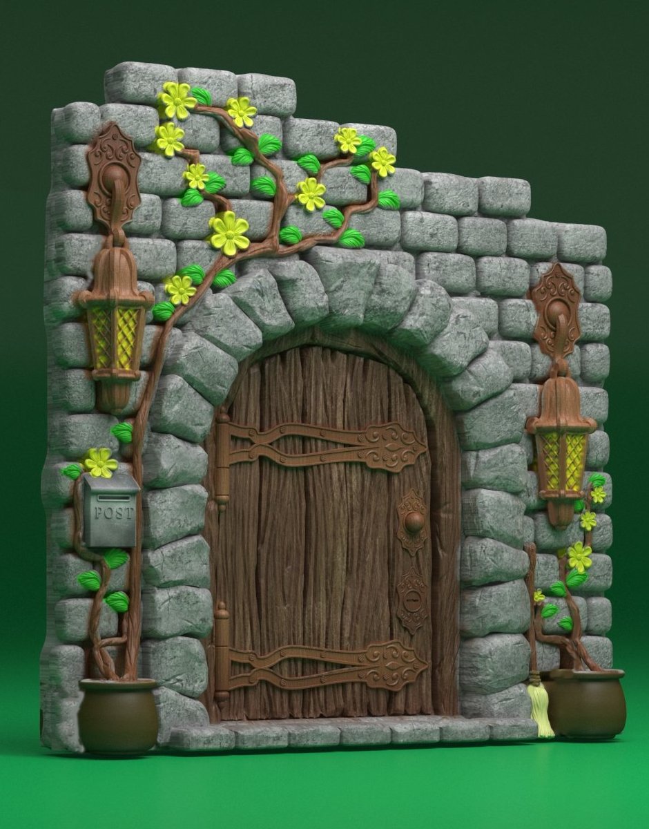 Fairy Door 3d model