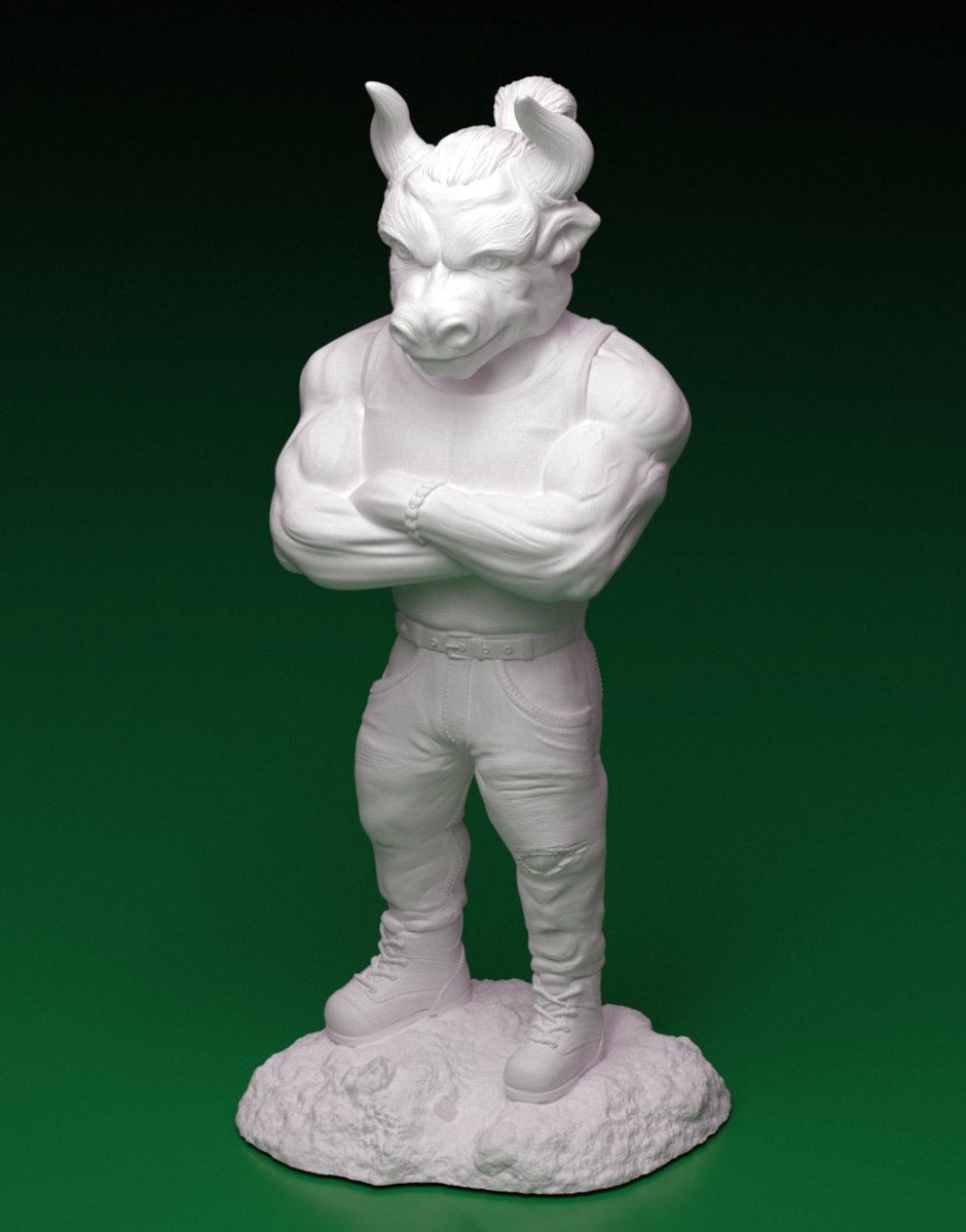 Human Bull 3d model